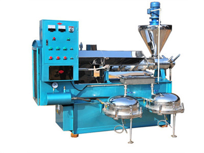 mustard oil press manufacturing sesame oil production line