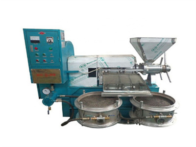 soybean oil linseed oil press for automatic in durban